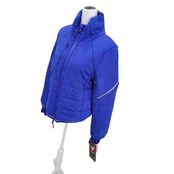 NEW‎ Free People Puffer Jacket Size Large Violet - Picture 8 of 15
